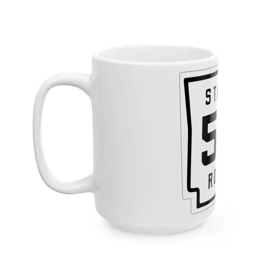 Arkansas 57 1926 (Arkansas) (Road Sign) White Coffee Mug - Go Mug Yourself