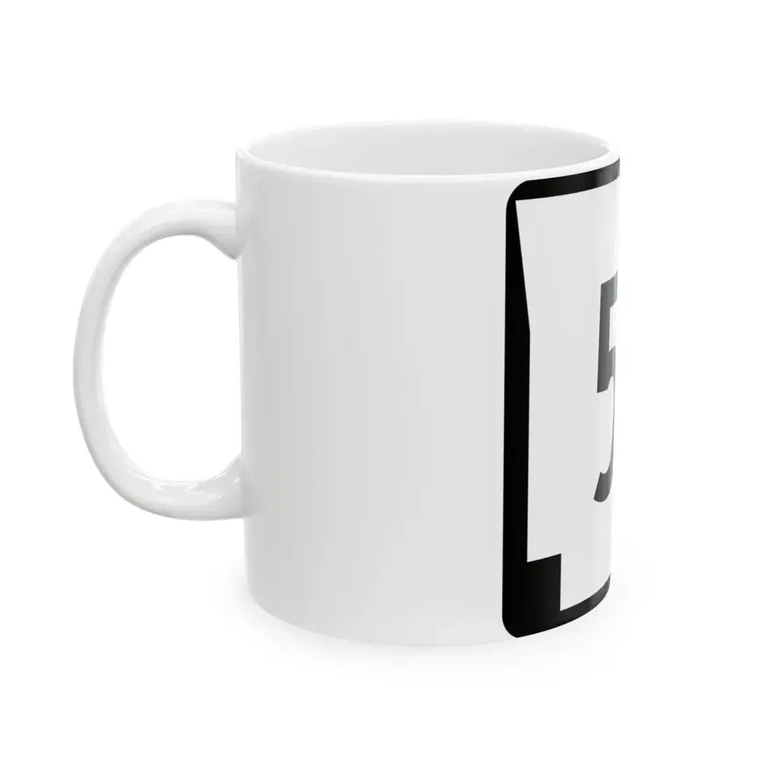 Arkansas 58 (Arkansas) (Road Sign) White Coffee Mug - Go Mug Yourself