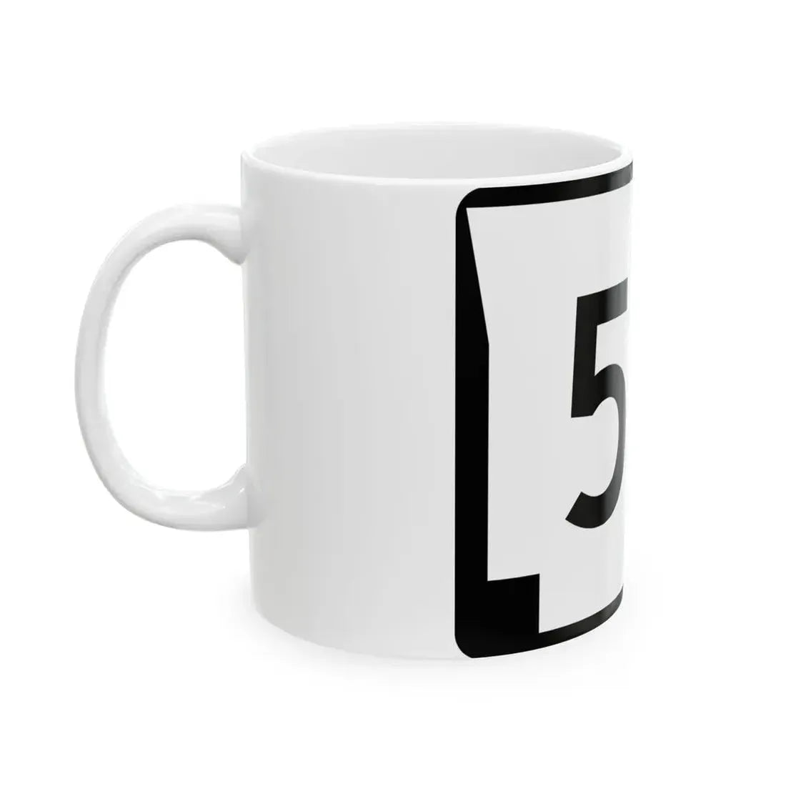 Arkansas 58S (Arkansas) (Road Sign) White Coffee Mug - Go Mug Yourself