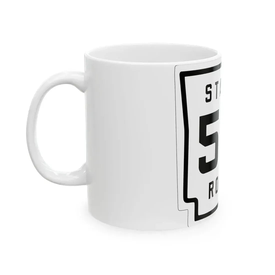 Arkansas 59 1926 (Arkansas) (Road Sign) White Coffee Mug - Go Mug Yourself