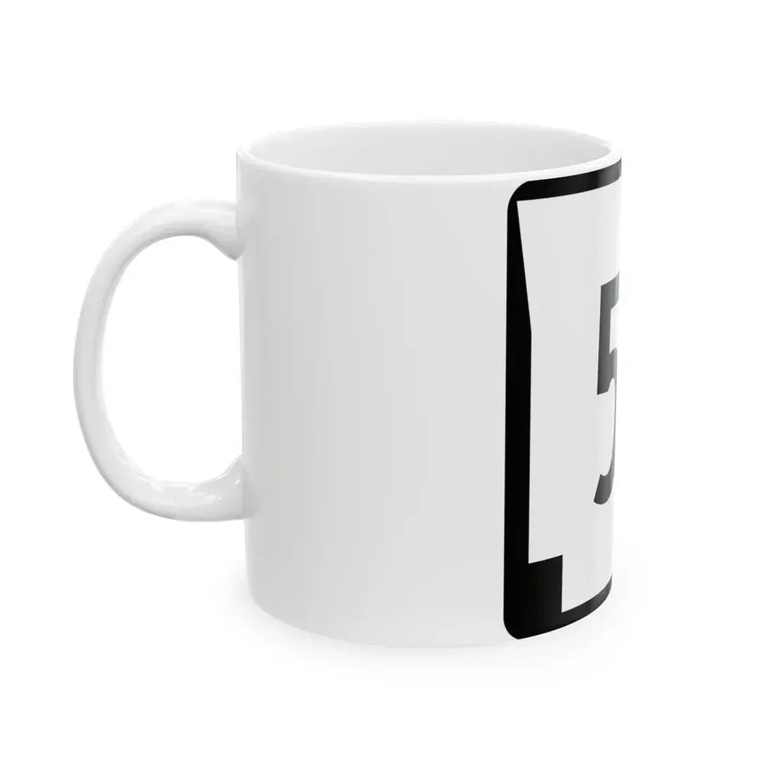 Arkansas 59 (Arkansas) (Road Sign) White Coffee Mug - Go Mug Yourself