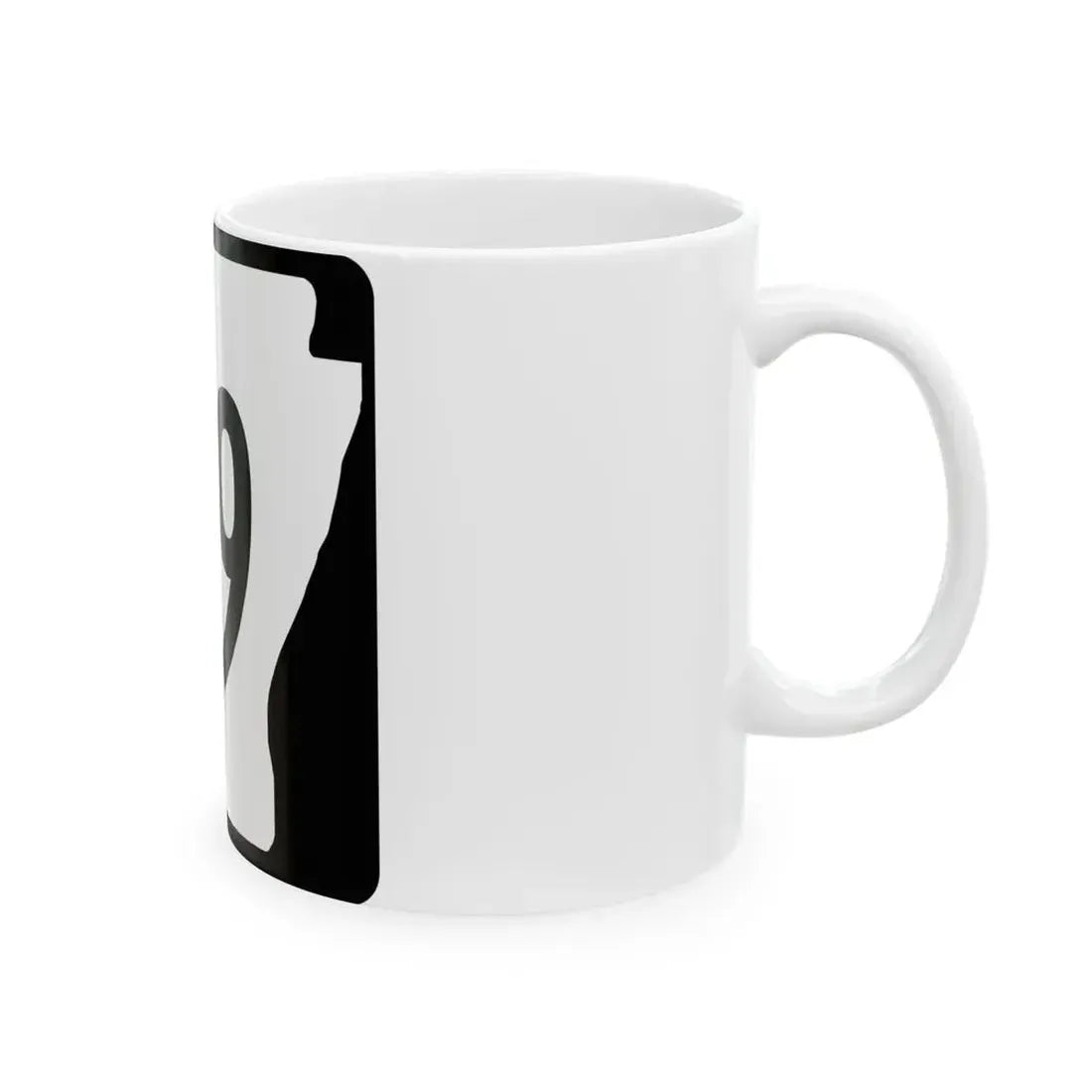 Arkansas 59 (Arkansas) (Road Sign) White Coffee Mug - Go Mug Yourself
