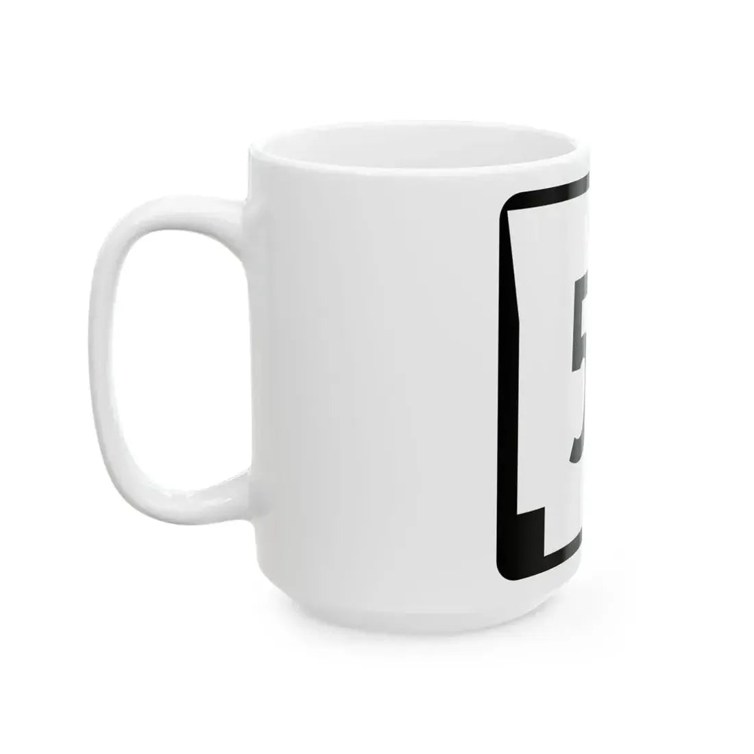 Arkansas 59 (Arkansas) (Road Sign) White Coffee Mug - Go Mug Yourself