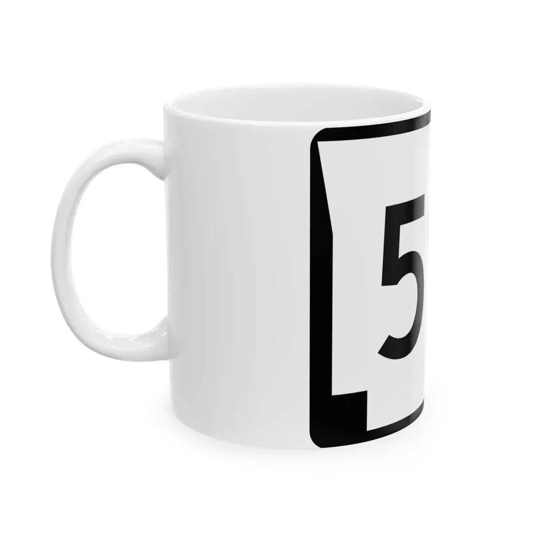 Arkansas 59B (Arkansas) (Road Sign) White Coffee Mug - Go Mug Yourself