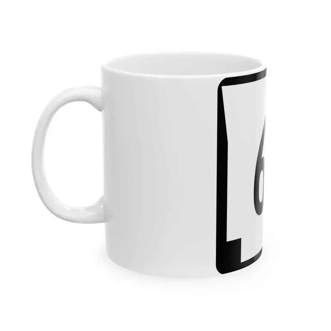 Arkansas 66 (Arkansas) (Road Sign) White Coffee Mug - Go Mug Yourself