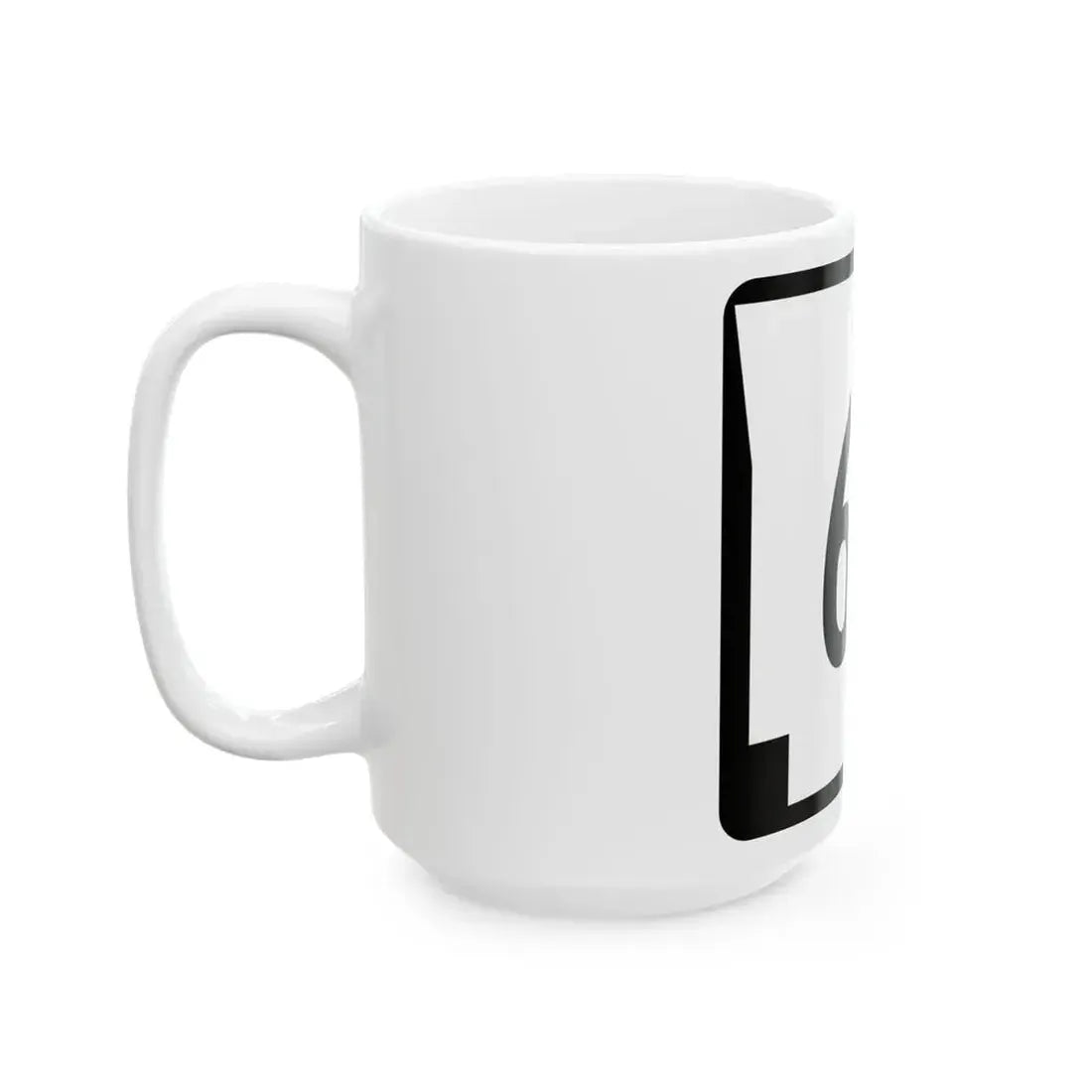 Arkansas 68 (Arkansas) (Road Sign) White Coffee Mug - Go Mug Yourself