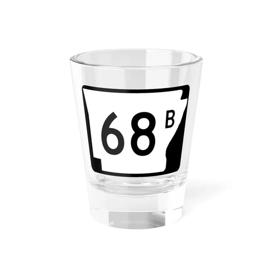 Arkansas 68B (Arkansas) (Road Sign) Shot Glass 1.5oz 1.5oz - Go Mug Yourself