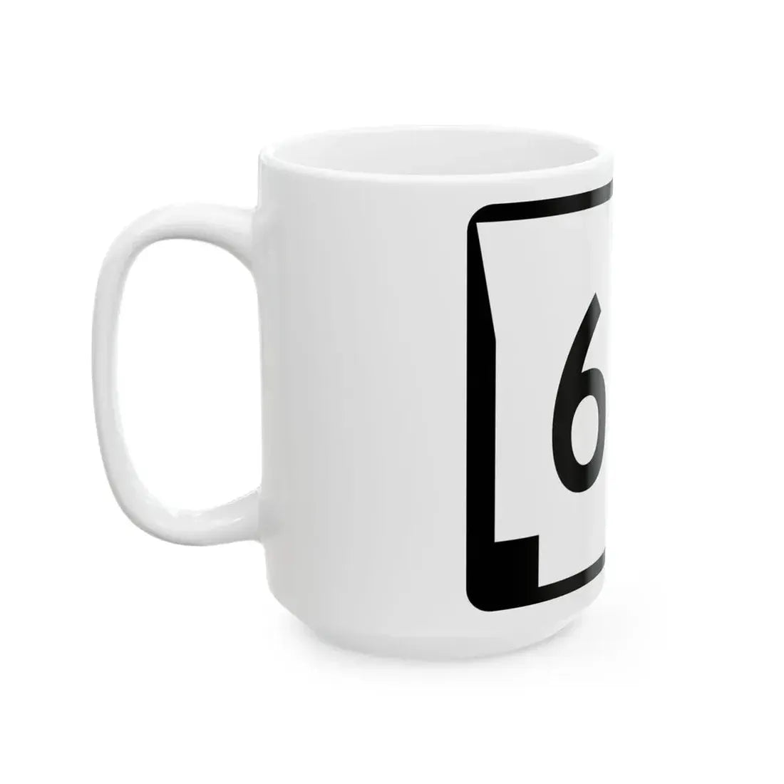Arkansas 68B (Arkansas) (Road Sign) White Coffee Mug - Go Mug Yourself