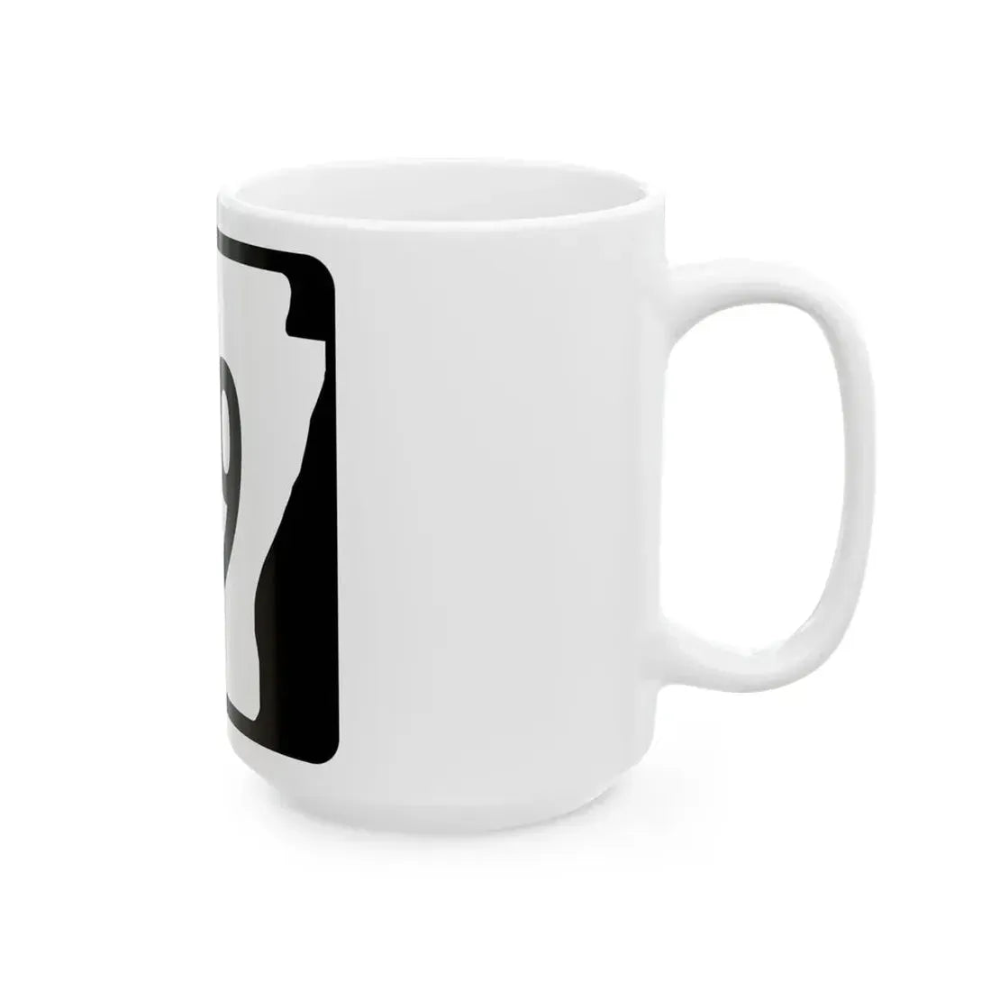 Arkansas 69 (Arkansas) (Road Sign) White Coffee Mug - Go Mug Yourself