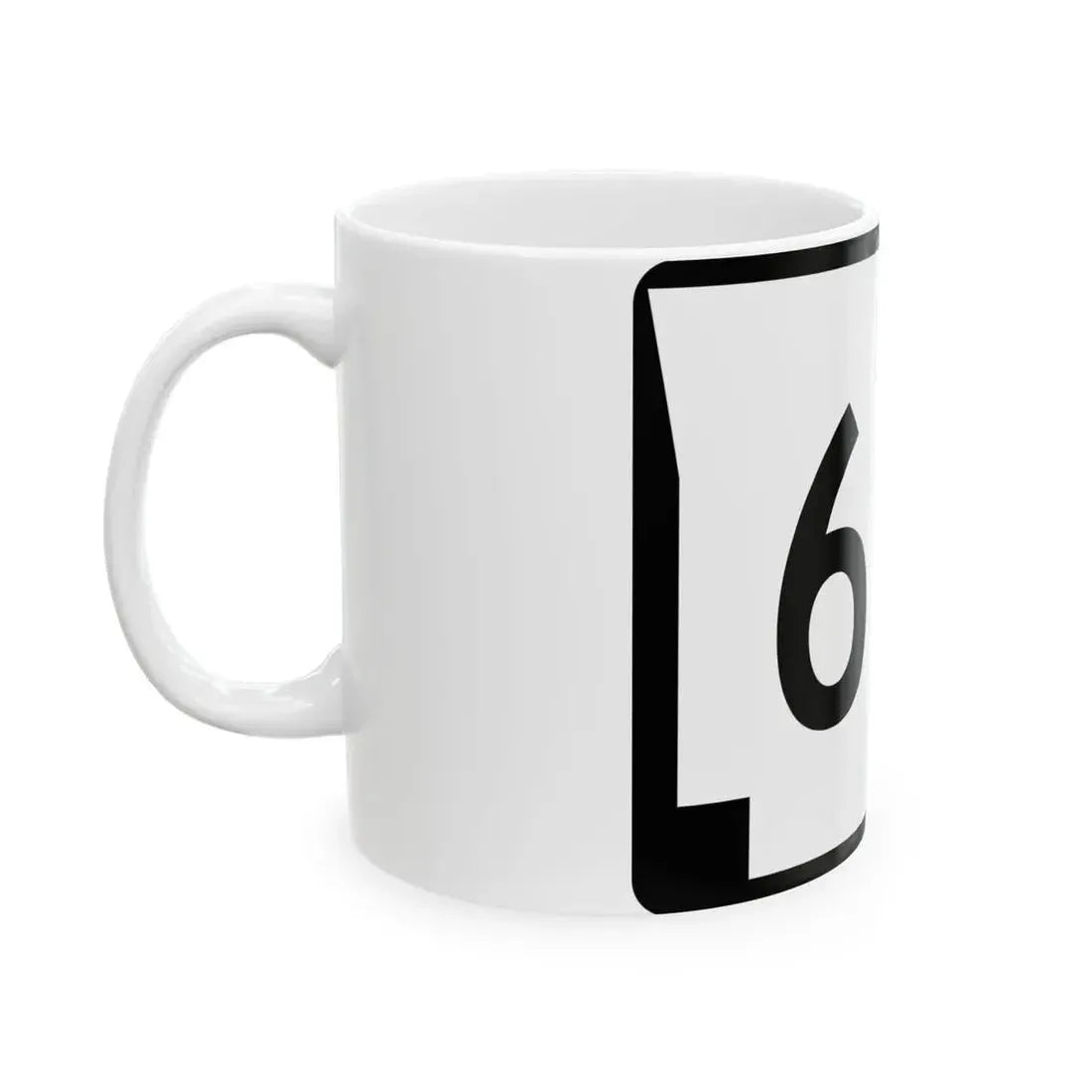 Arkansas 69B (Arkansas) (Road Sign) White Coffee Mug - Go Mug Yourself