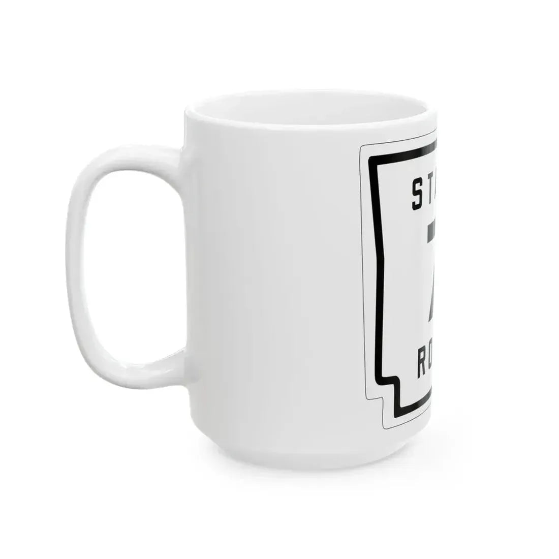Arkansas 7 1926 (Arkansas) (Road Sign) White Coffee Mug - Go Mug Yourself