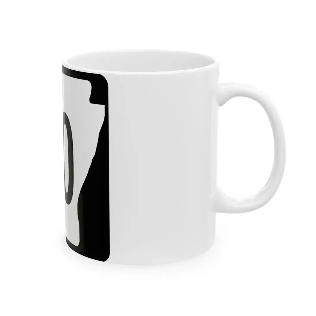 Arkansas 70 (Arkansas) (Road Sign) White Coffee Mug - Go Mug Yourself