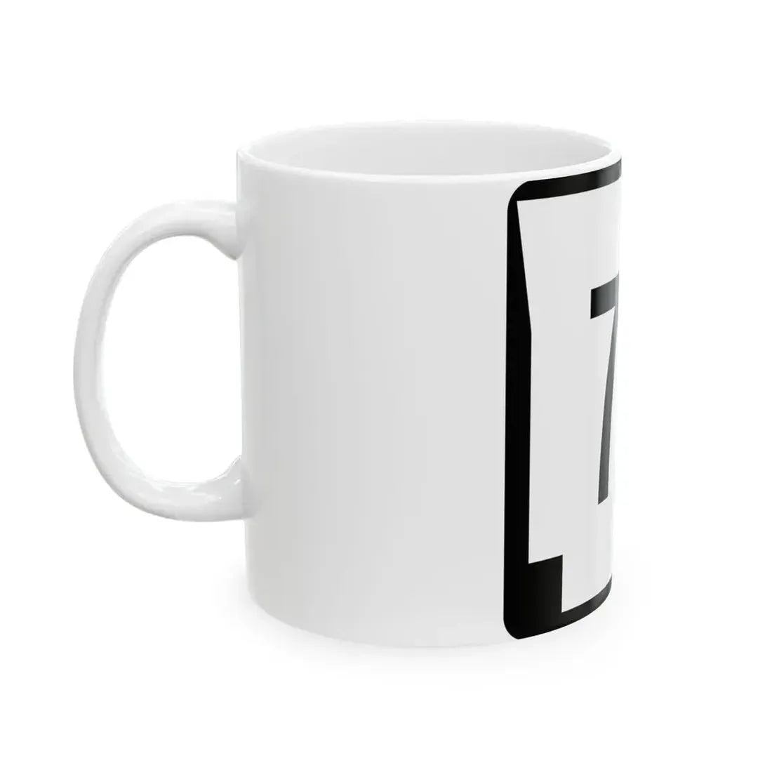 Arkansas 70 (Arkansas) (Road Sign) White Coffee Mug - Go Mug Yourself