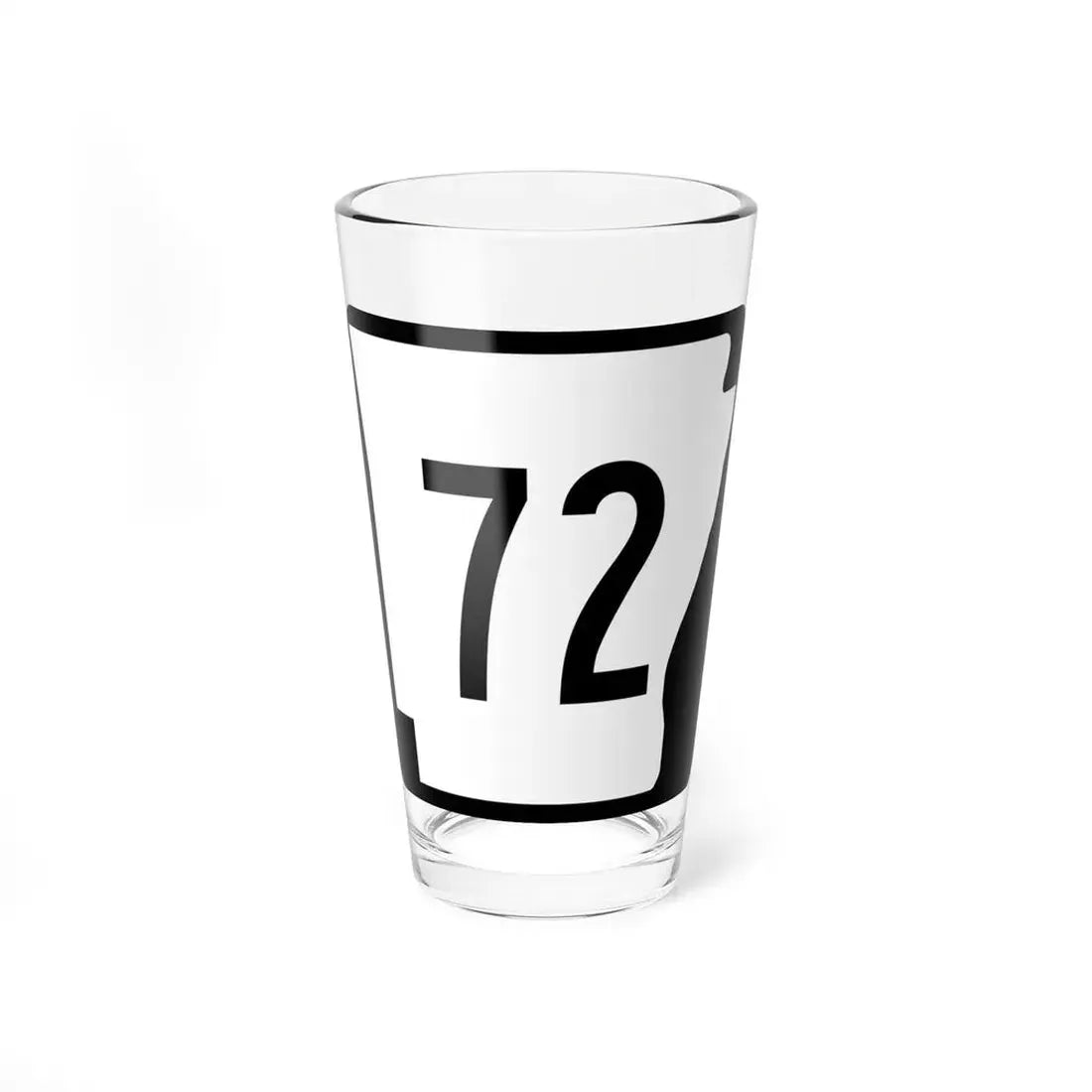 Arkansas 72 (Arkansas) (Road Sign) Pint Glss 16oz 16oz - Go Mug Yourself