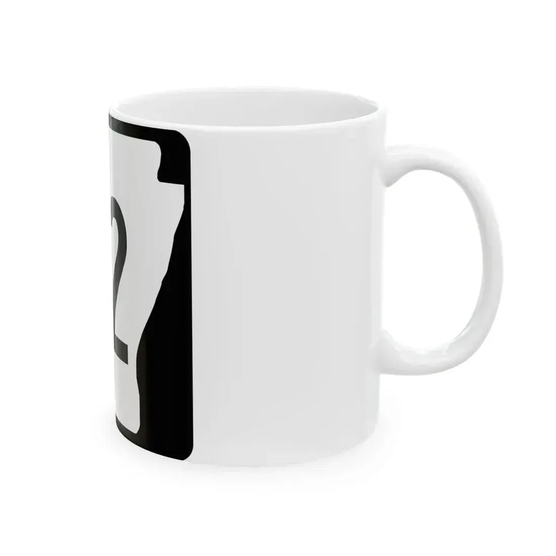 Arkansas 72 (Arkansas) (Road Sign) White Coffee Mug - Go Mug Yourself