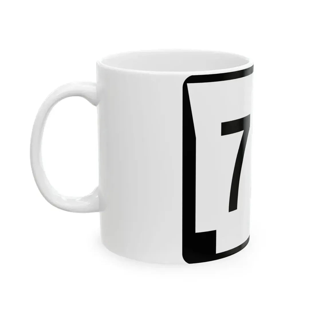 Arkansas 72S (Arkansas) (Road Sign) White Coffee Mug - Go Mug Yourself
