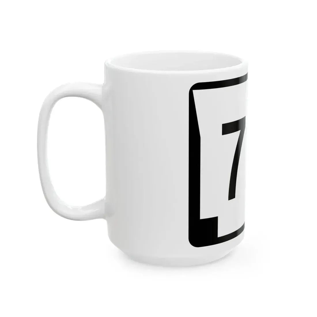 Arkansas 72S (Arkansas) (Road Sign) White Coffee Mug - Go Mug Yourself