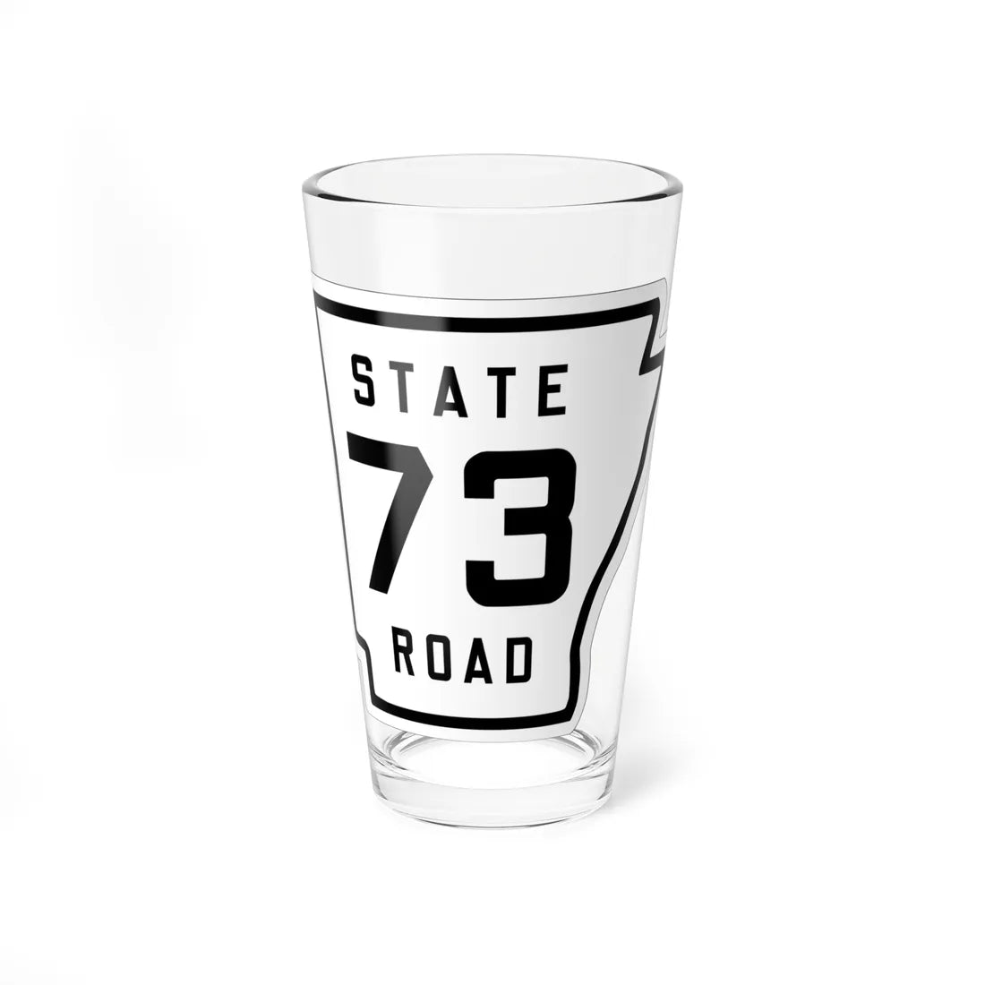 Arkansas 73 1926 (Arkansas) (Road Sign) Pint Glss 16oz 16oz - Go Mug Yourself