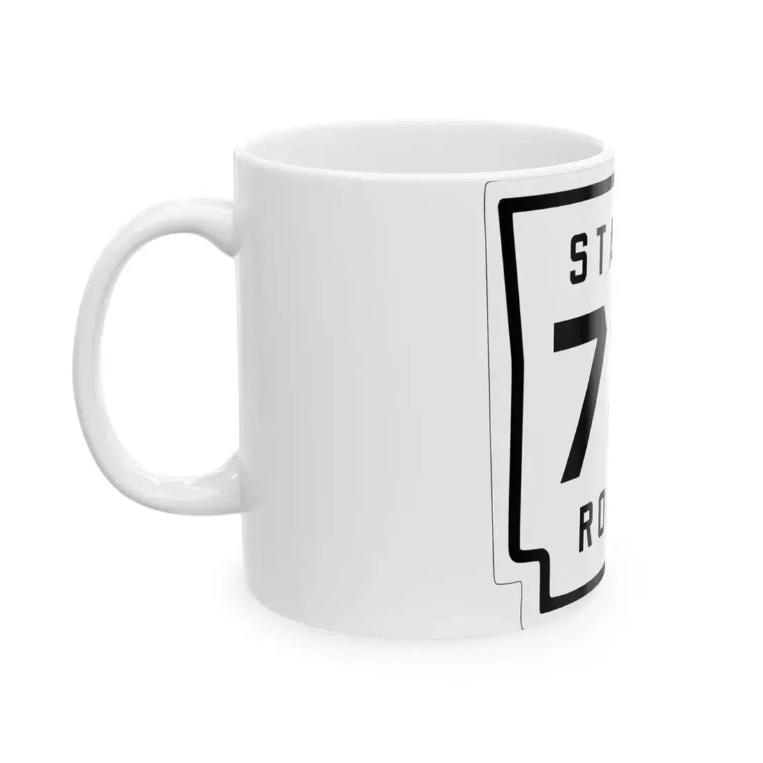 Arkansas 73 1926 (Arkansas) (Road Sign) White Coffee Mug - Go Mug Yourself