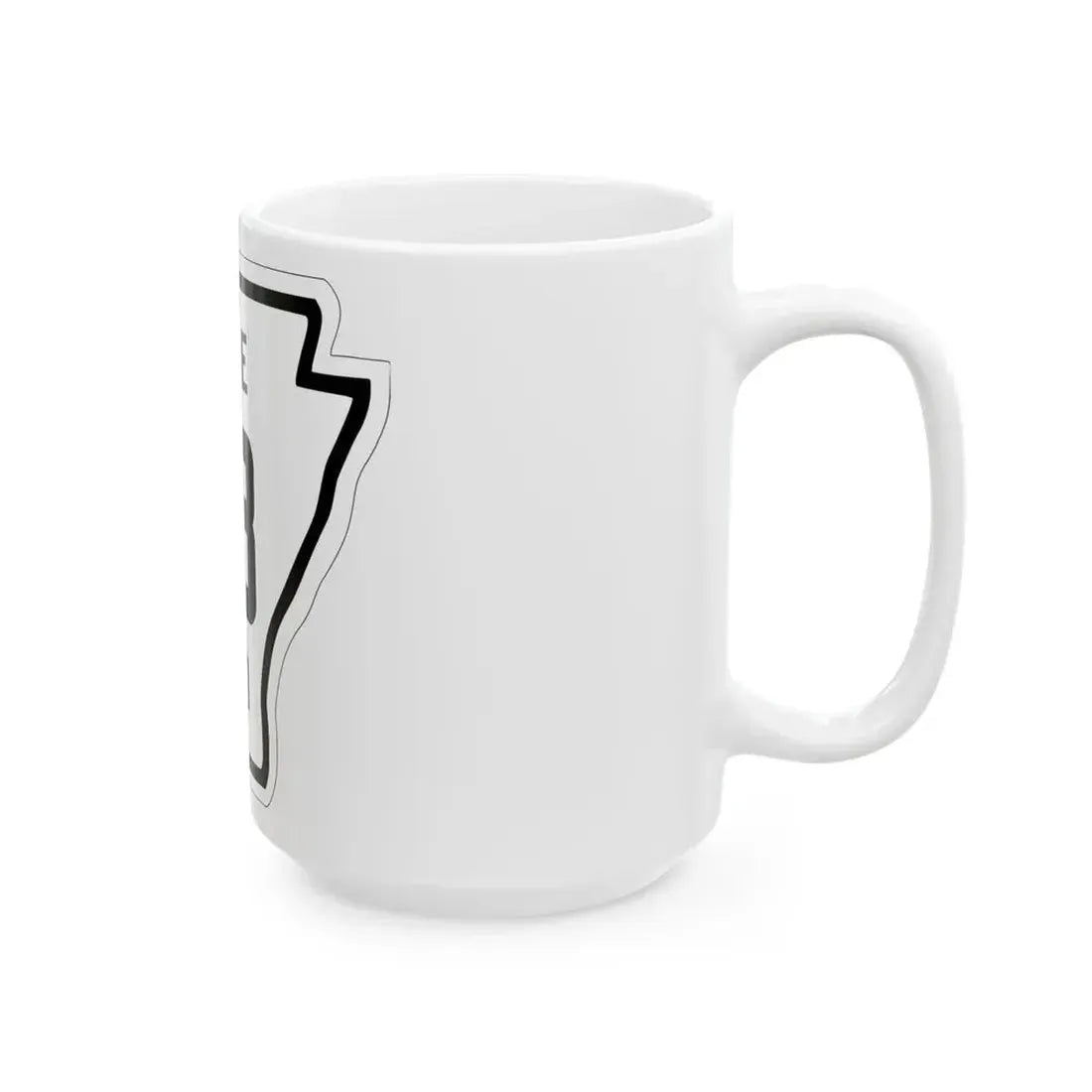Arkansas 73 1926 (Arkansas) (Road Sign) White Coffee Mug - Go Mug Yourself