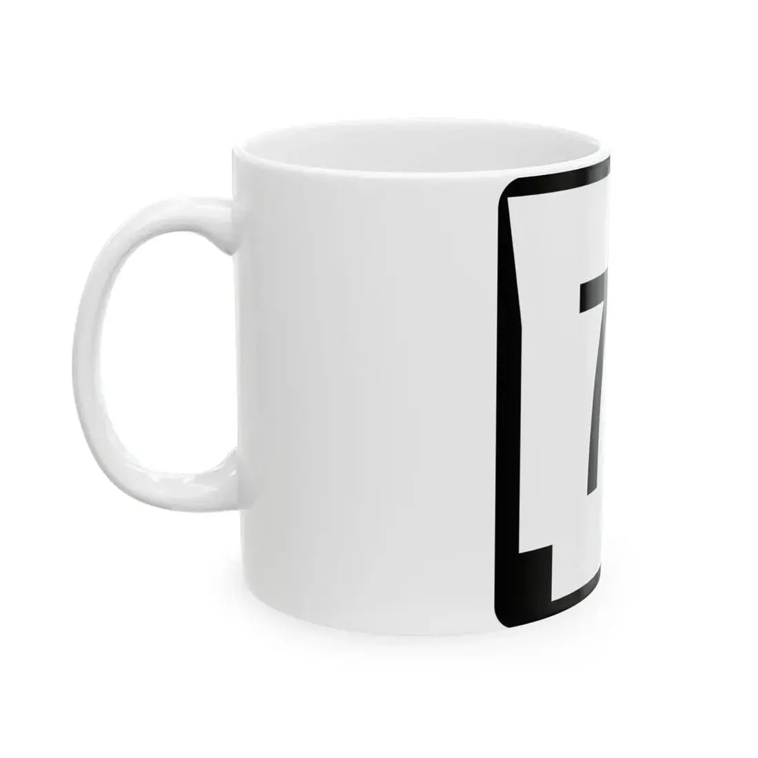 Arkansas 74 (Arkansas) (Road Sign) White Coffee Mug - Go Mug Yourself