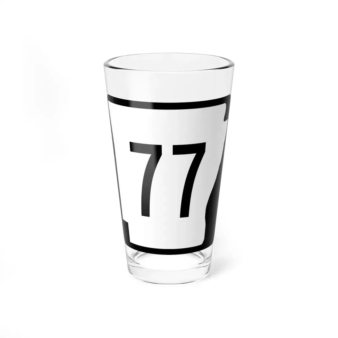 Arkansas 77 (Arkansas) (Road Sign) Pint Glss 16oz 16oz - Go Mug Yourself