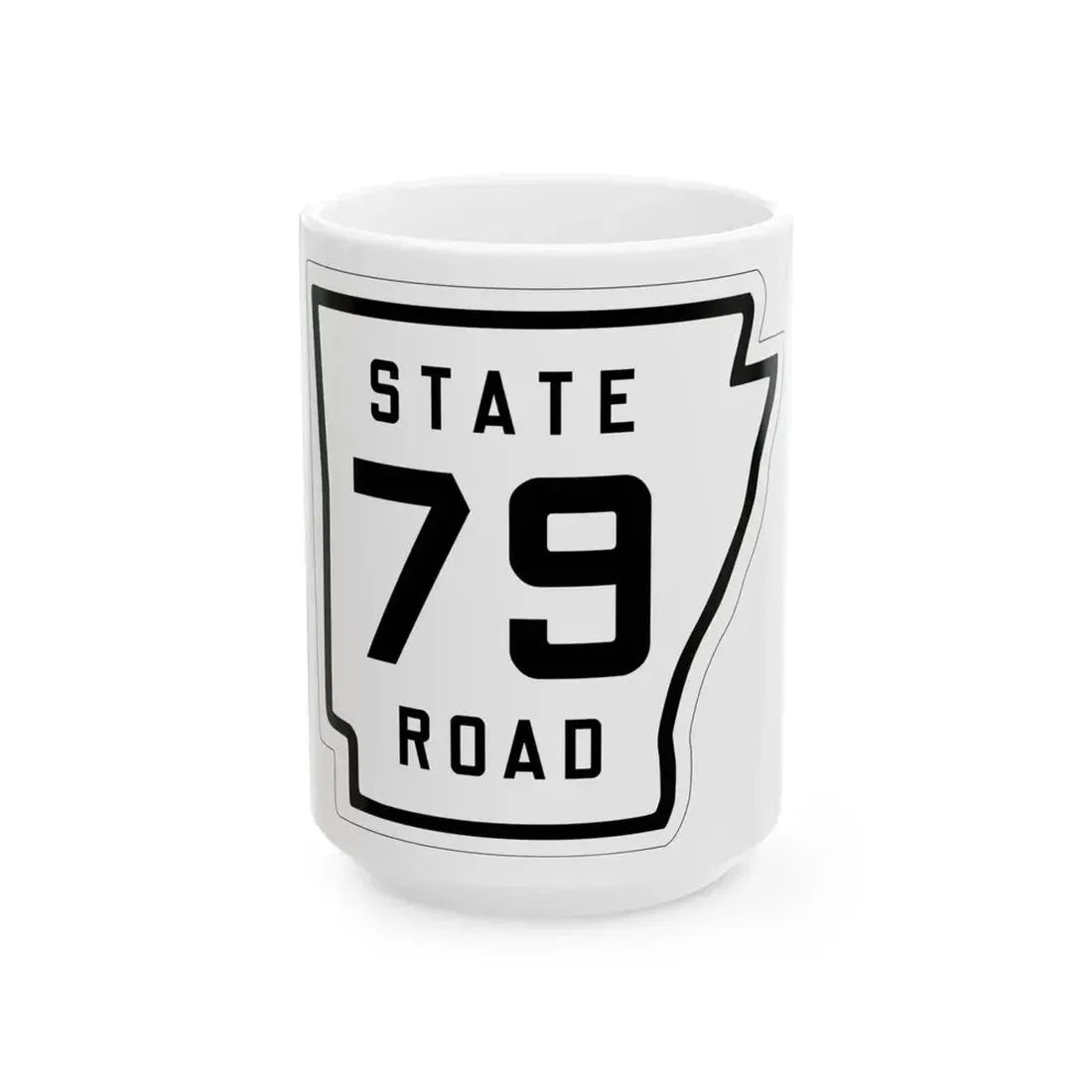 Arkansas 79 1926 (Arkansas) (Road Sign) White Coffee Mug - Go Mug Yourself