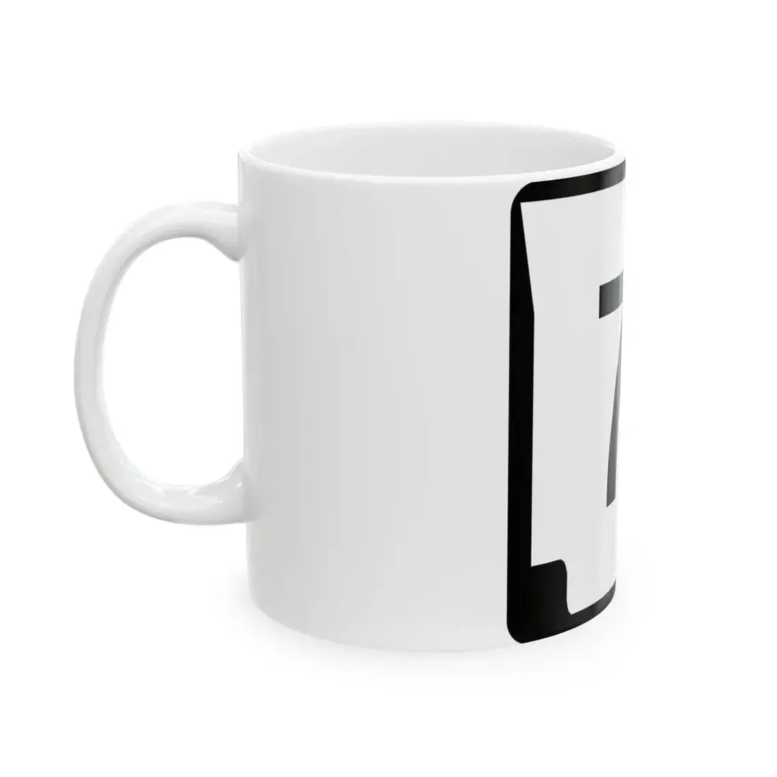 Arkansas 7B (Arkansas) (Road Sign) White Coffee Mug - Go Mug Yourself
