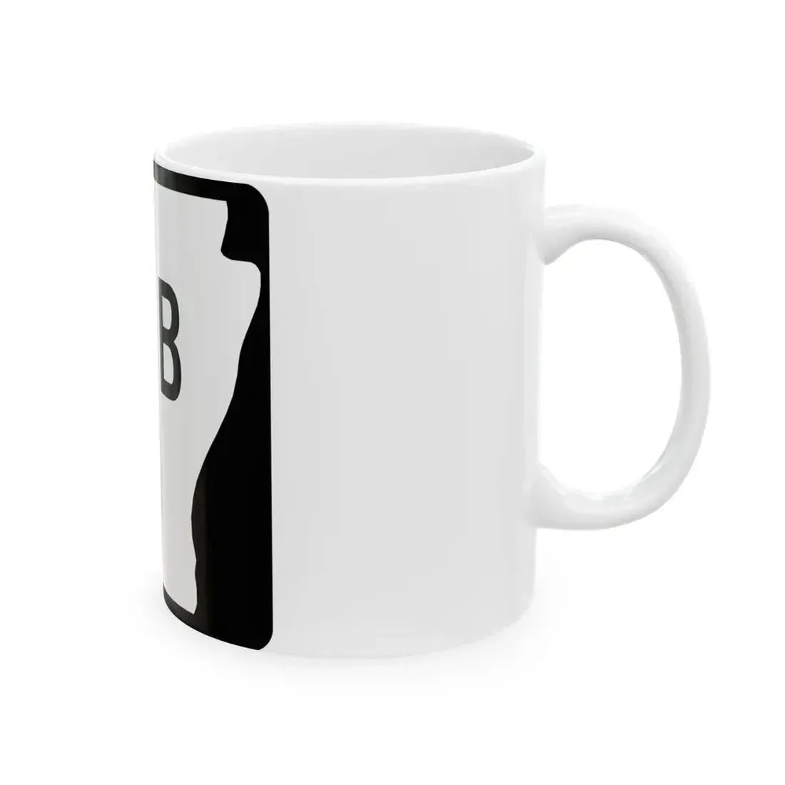 Arkansas 7B (Arkansas) (Road Sign) White Coffee Mug - Go Mug Yourself