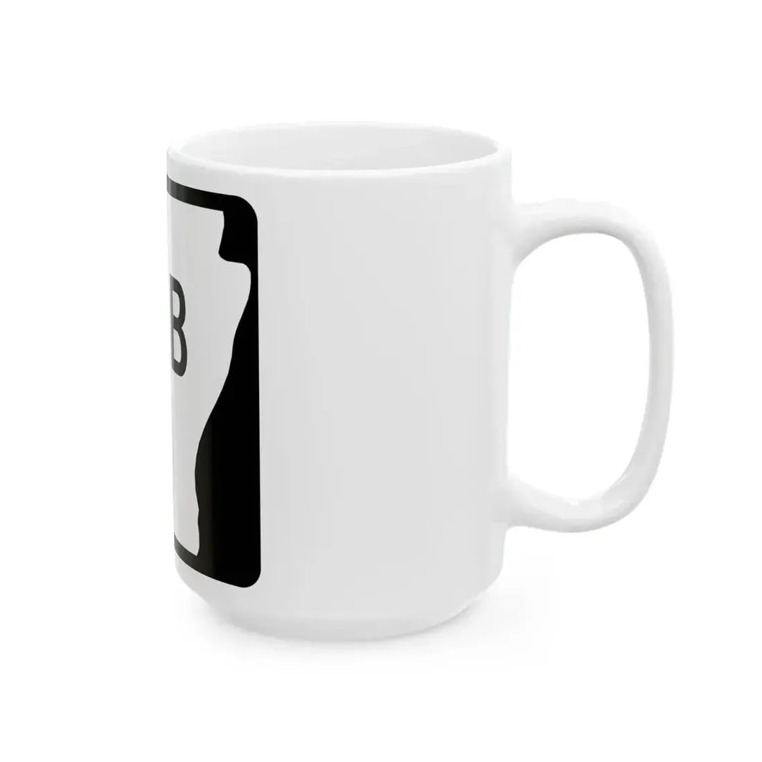 Arkansas 7B (Arkansas) (Road Sign) White Coffee Mug - Go Mug Yourself