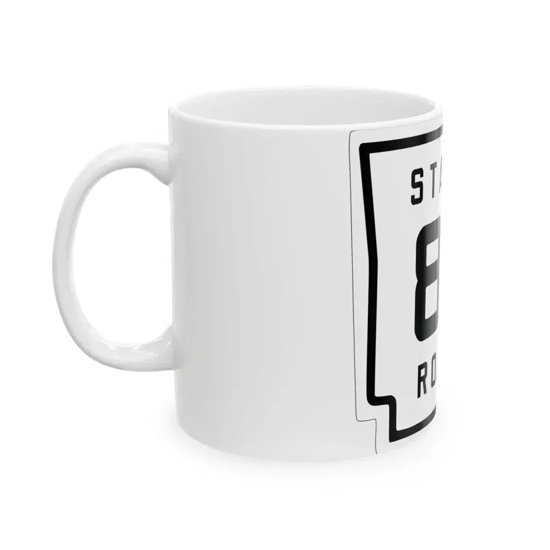 Arkansas 81 1926 (Arkansas) (Road Sign) White Coffee Mug - Go Mug Yourself