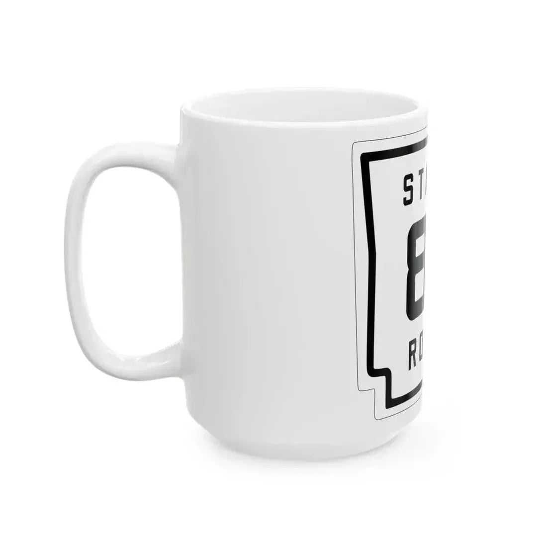 Arkansas 81 1926 (Arkansas) (Road Sign) White Coffee Mug - Go Mug Yourself