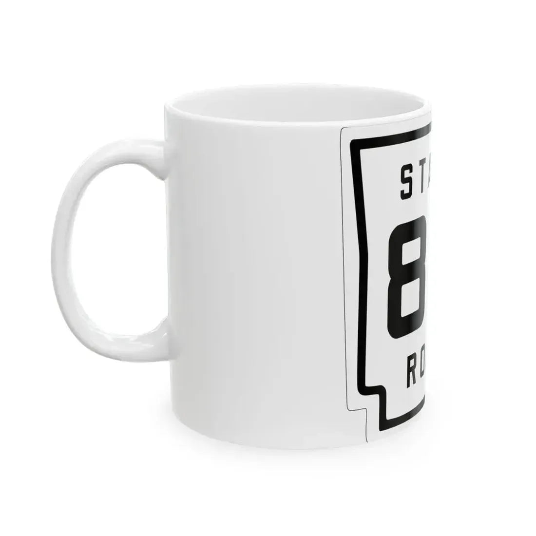 Arkansas 82 1926 (Arkansas) (Road Sign) White Coffee Mug - Go Mug Yourself