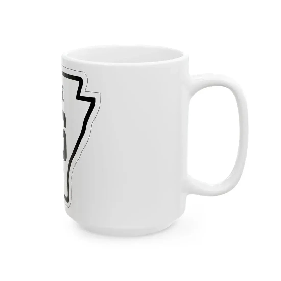 Arkansas 86 1926 (Arkansas) (Road Sign) White Coffee Mug - Go Mug Yourself