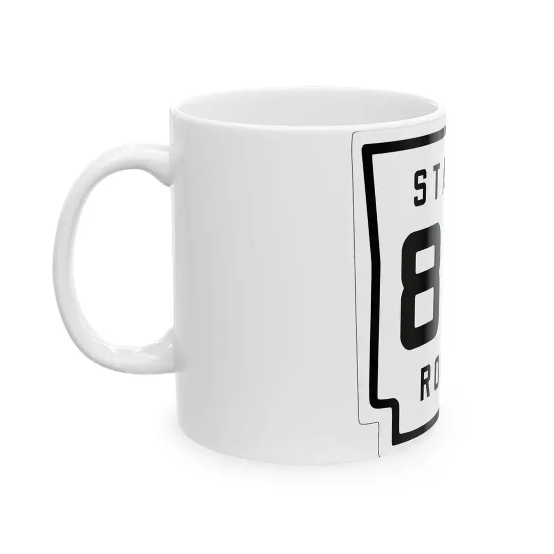 Arkansas 86 1926 (Arkansas) (Road Sign) White Coffee Mug - Go Mug Yourself