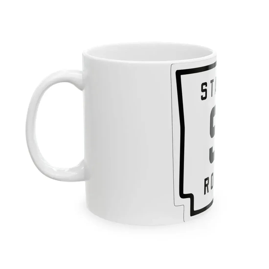 Arkansas 9 1926 (Arkansas) (Road Sign) White Coffee Mug - Go Mug Yourself