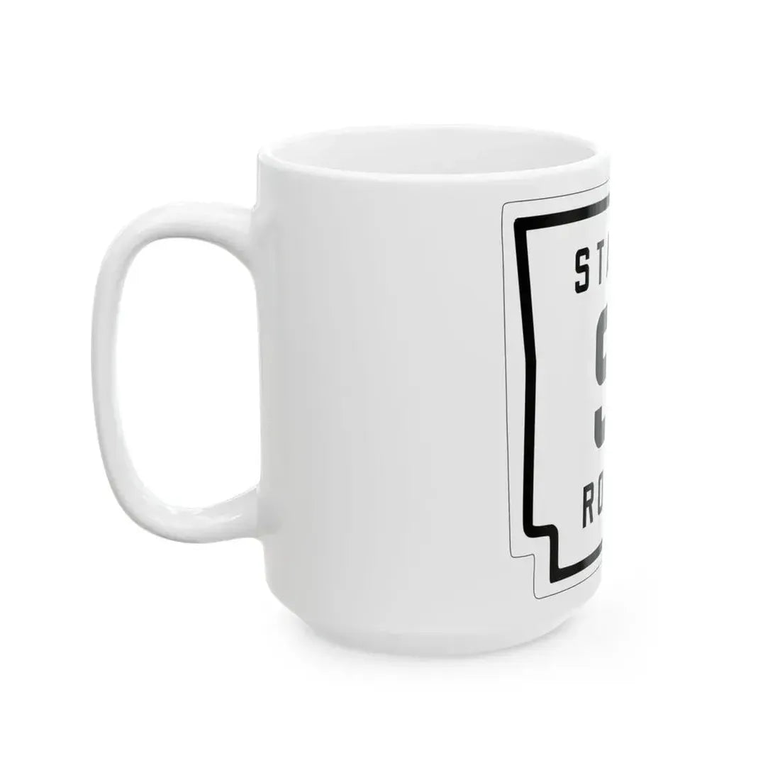 Arkansas 9 1926 (Arkansas) (Road Sign) White Coffee Mug - Go Mug Yourself