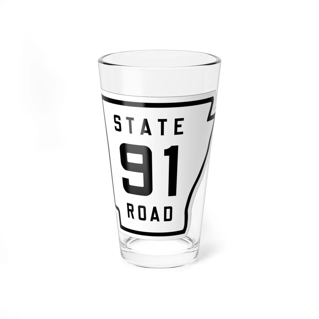 Arkansas 91 1926 (Arkansas) (Road Sign) Pint Glss 16oz 16oz - Go Mug Yourself