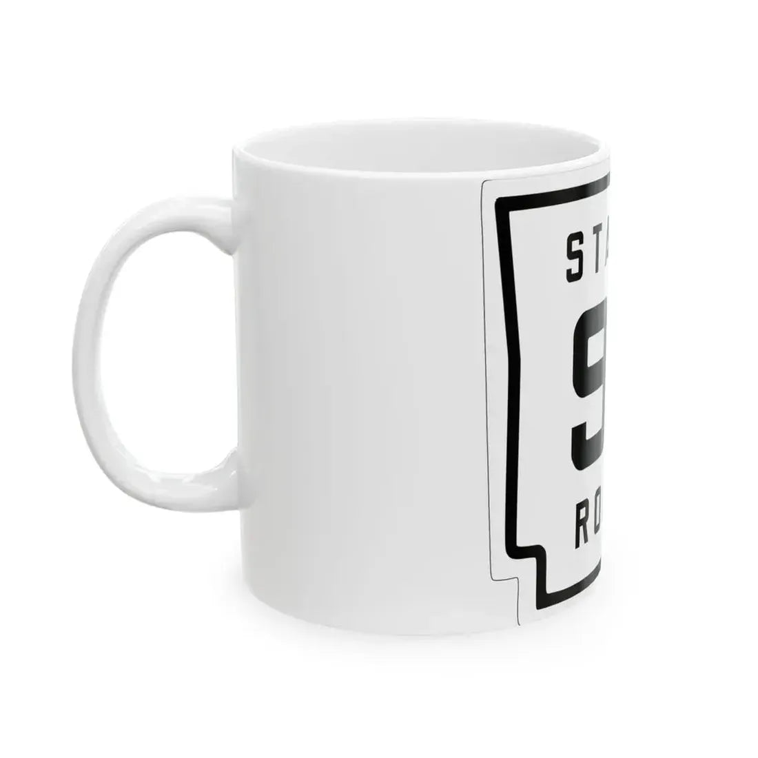 Arkansas 91 1926 (Arkansas) (Road Sign) White Coffee Mug - Go Mug Yourself