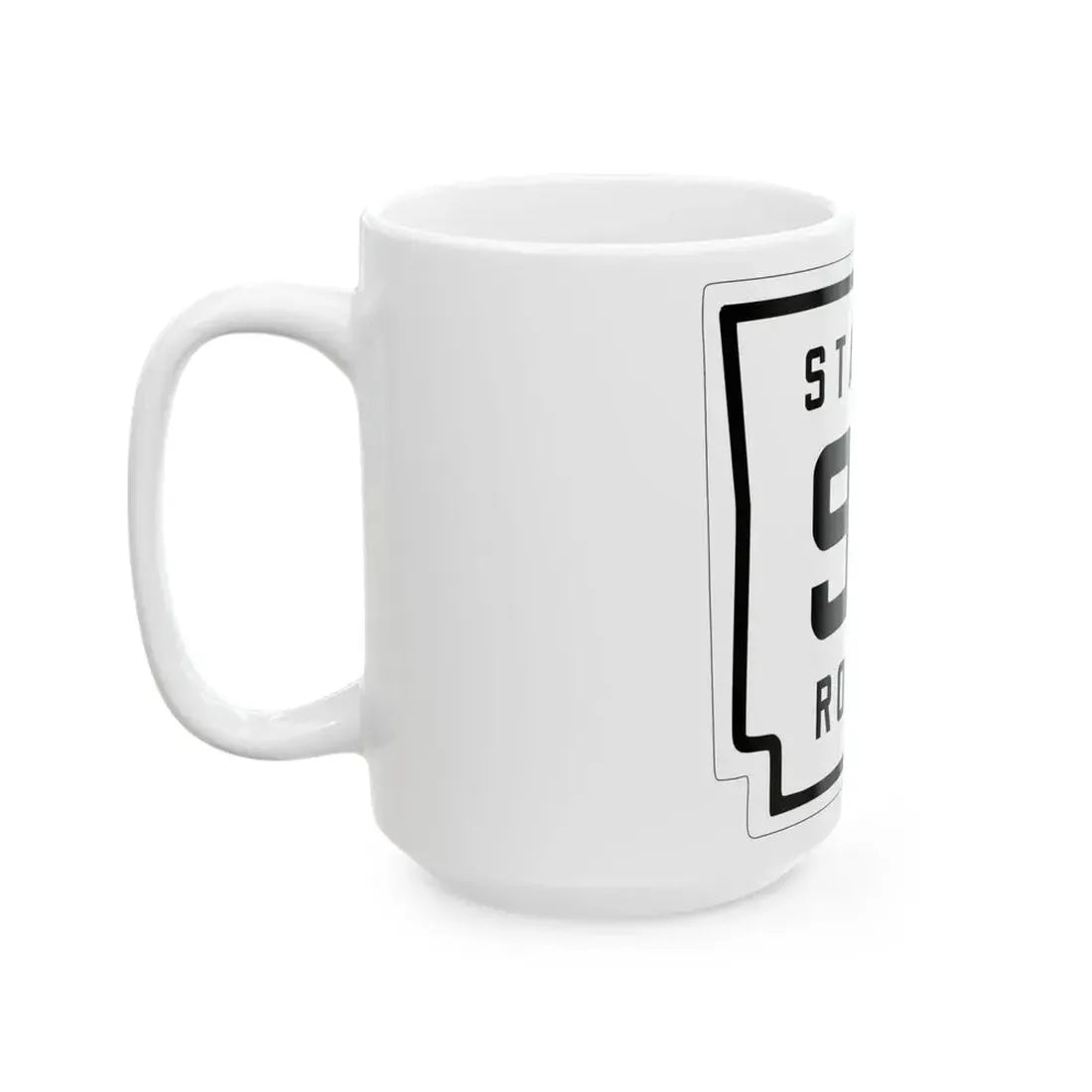 Arkansas 91 1926 (Arkansas) (Road Sign) White Coffee Mug - Go Mug Yourself