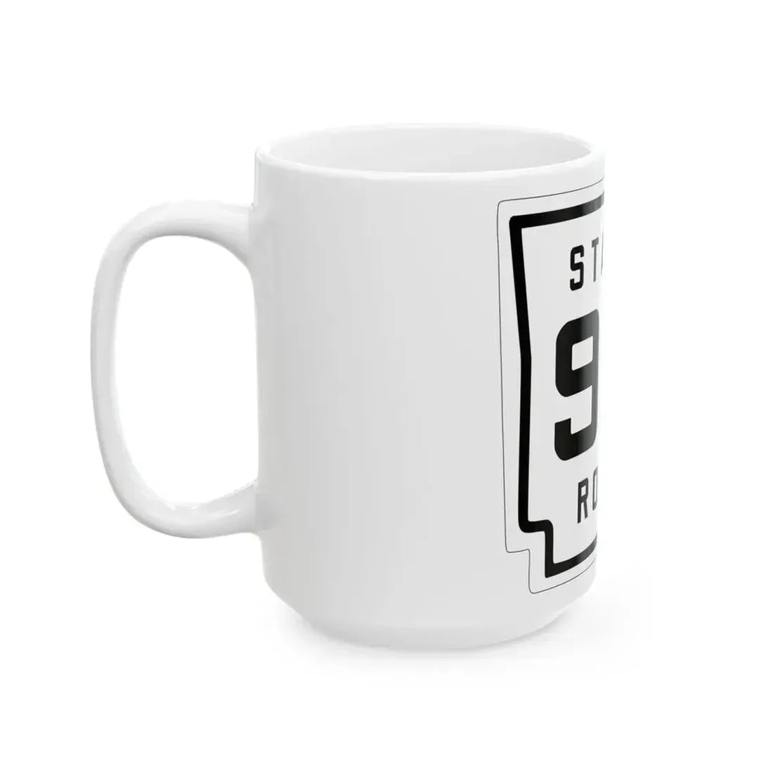 Arkansas 93 1926 (Arkansas) (Road Sign) White Coffee Mug - Go Mug Yourself