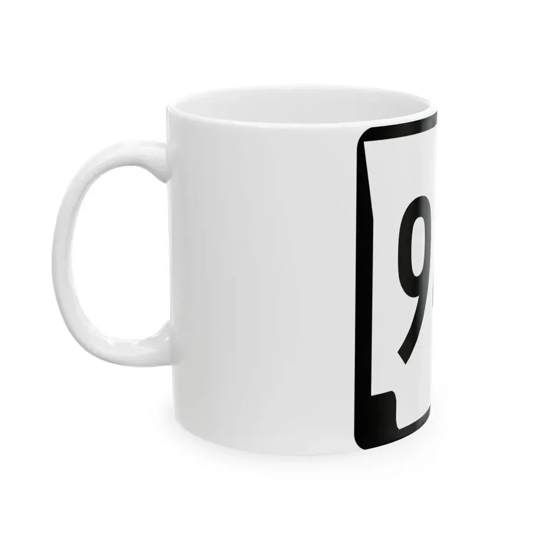 Arkansas 94B (Arkansas) (Road Sign) White Coffee Mug - Go Mug Yourself