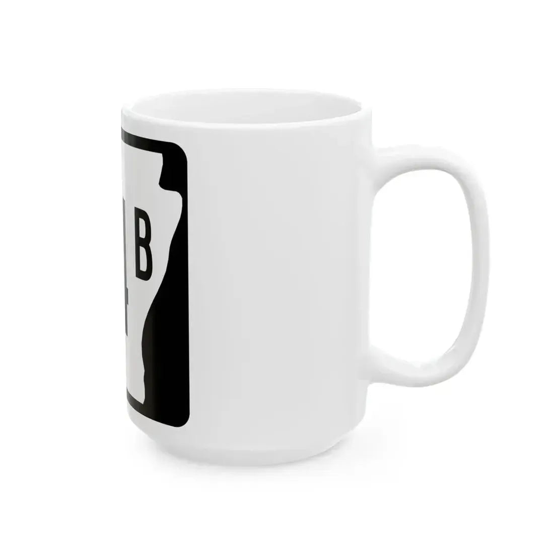 Arkansas 94B (Arkansas) (Road Sign) White Coffee Mug - Go Mug Yourself