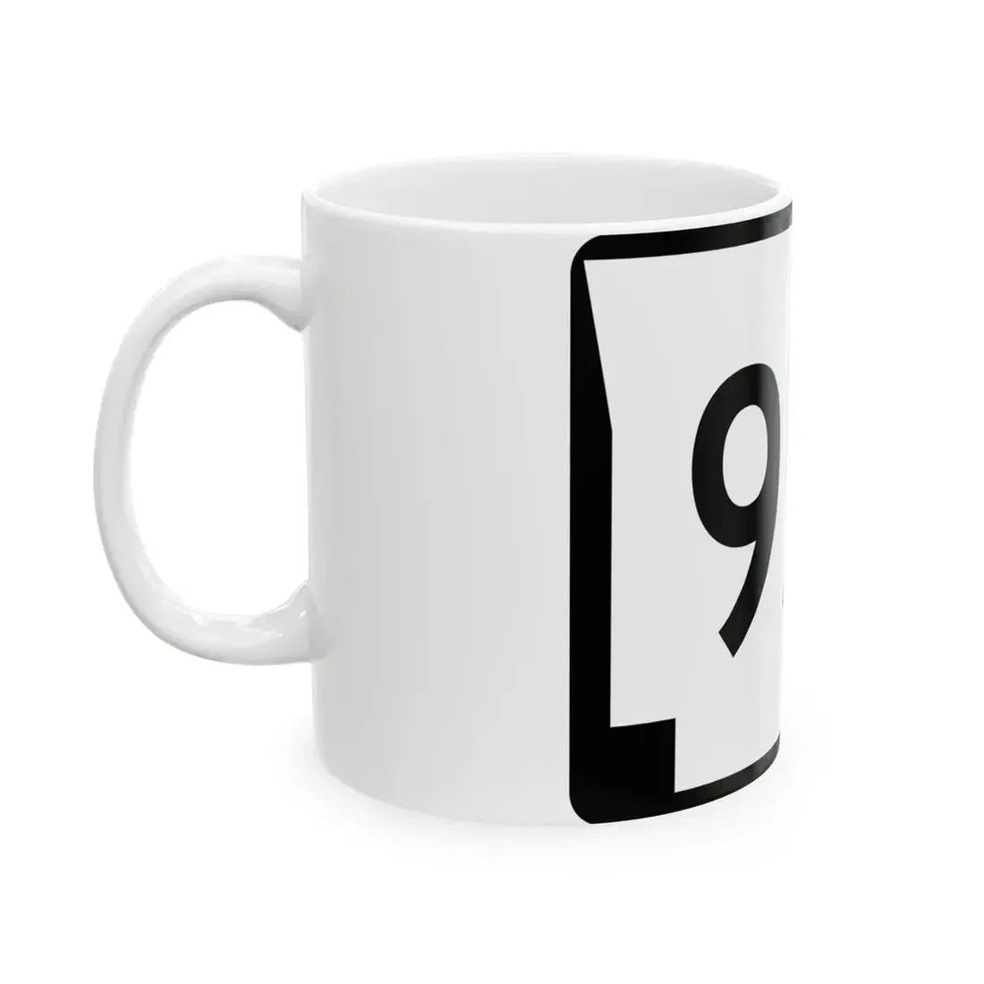 Arkansas 95S (Arkansas) (Road Sign) White Coffee Mug - Go Mug Yourself