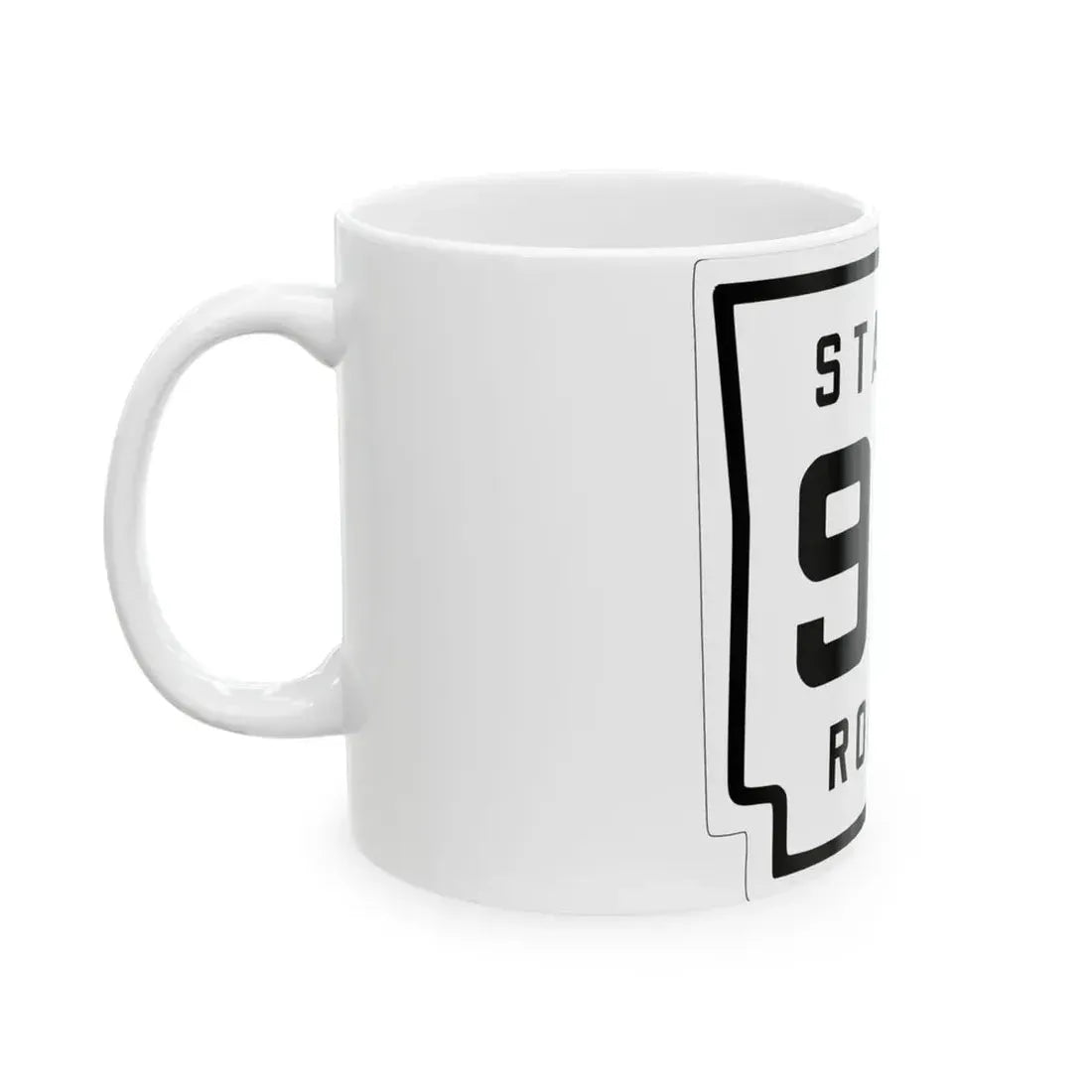 Arkansas 97 1926 (Arkansas) (Road Sign) White Coffee Mug - Go Mug Yourself