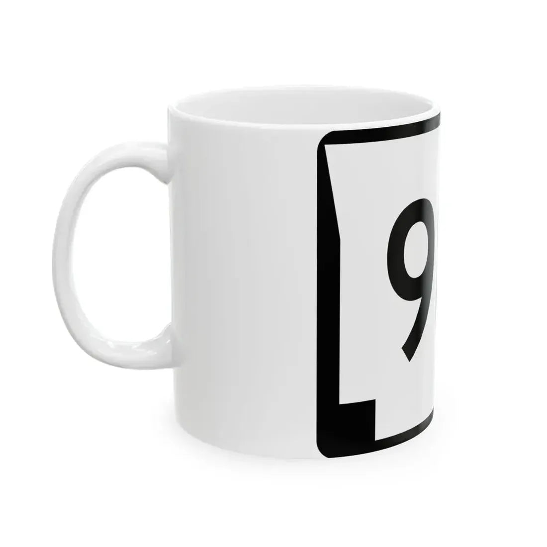 Arkansas 98B (Arkansas) (Road Sign) White Coffee Mug - Go Mug Yourself