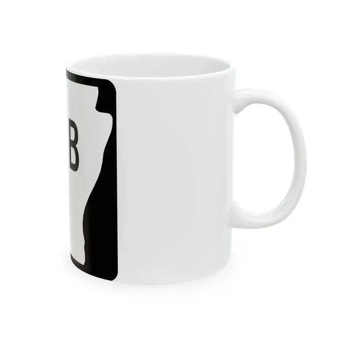 Arkansas 9B (Arkansas) (Road Sign) White Coffee Mug - Go Mug Yourself