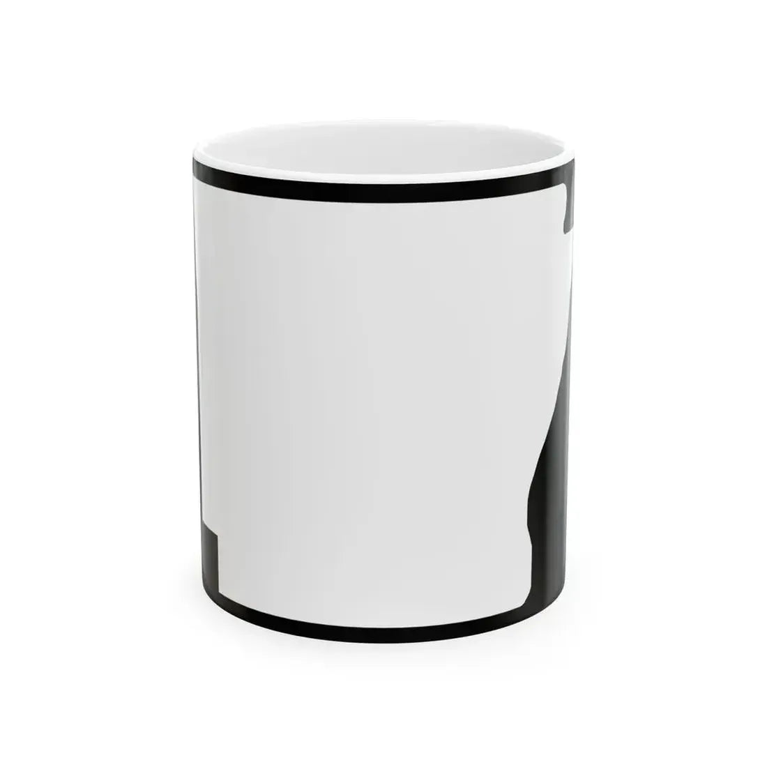 Arkansas blank wide (Arkansas) (Road Sign) White Coffee Mug 11oz - Go Mug Yourself