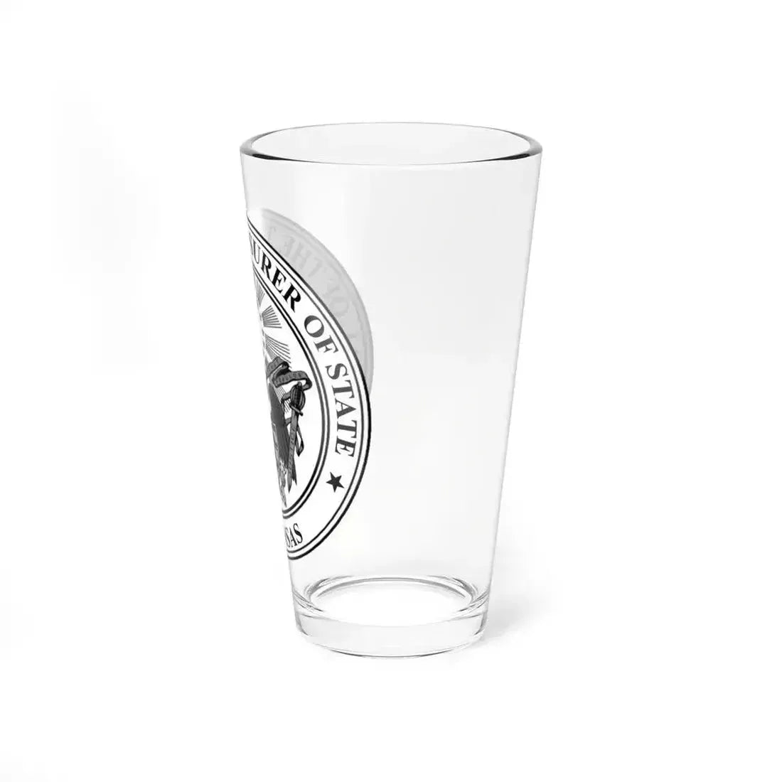 Arkansas Treasurer Seal - Pint Glass 16oz - Go Mug Yourself
