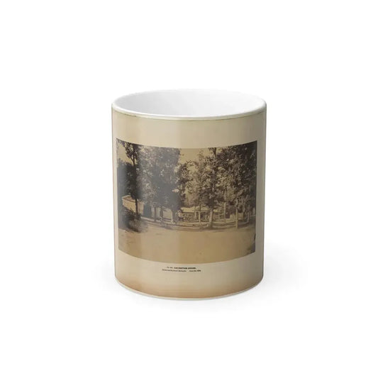 Arlington House, Barns and Soldiers' Barracks, June 29, 1864 (U.S. Civil War) Color Changing Coffee Mug 11oz Default Title 11oz - Go Mug Yourself